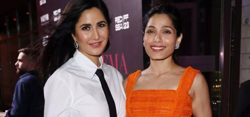 Katrina, Freida pose at Red Sea Film Festival