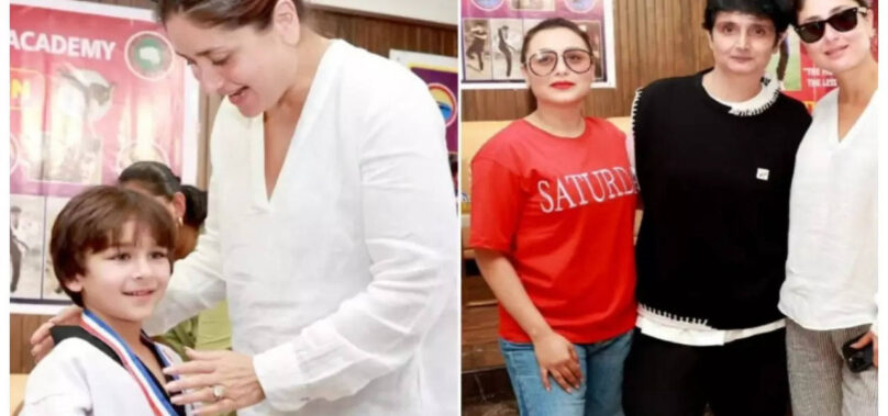 Rani, Kareena grace kids’ taekwondo competition