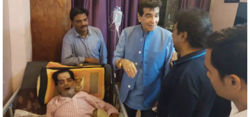 Jeetendra-Sachin visit Junior Mehmood: PIC