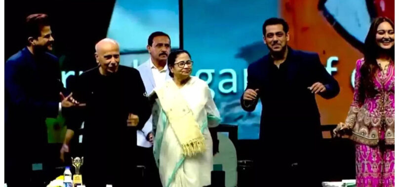 Salman Khan shakes a leg with Mamta Banerjee