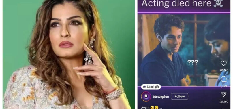 Did Raveena trash Agastya’s performance?