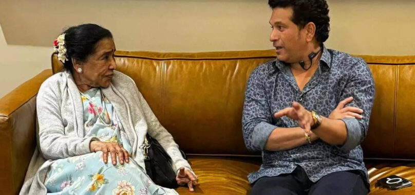 Tendulkar-Asha Bhosle’s unplanned encounter