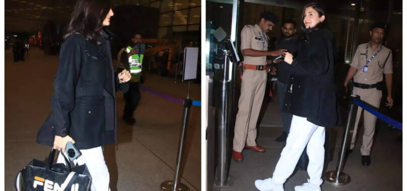 Pics: Anushka Sharma snapped in a baggy jacket