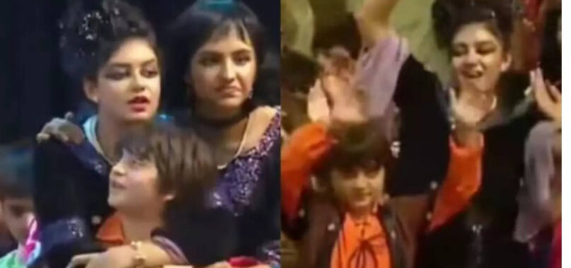 Video: Aaradhya embraces AbRam on annual day