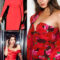 Red dress inspiration from divas for Christmas