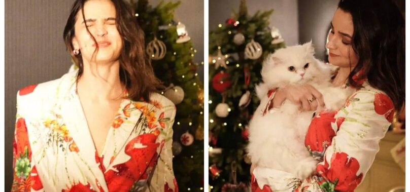 Alia wishes fans ‘Meowy Christmas’ with Edward