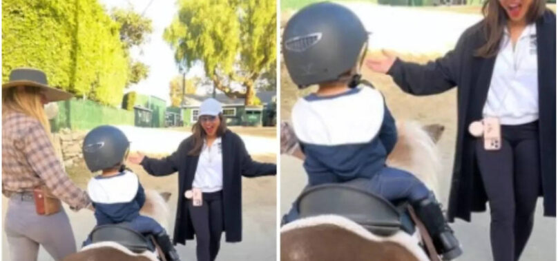 Malti Marie takes on horse riding adventure