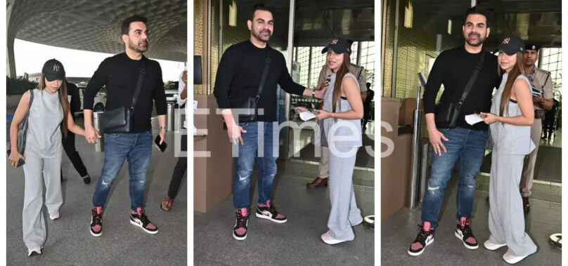 PICS: Arbaaz-Sshura leave for their honeymoon