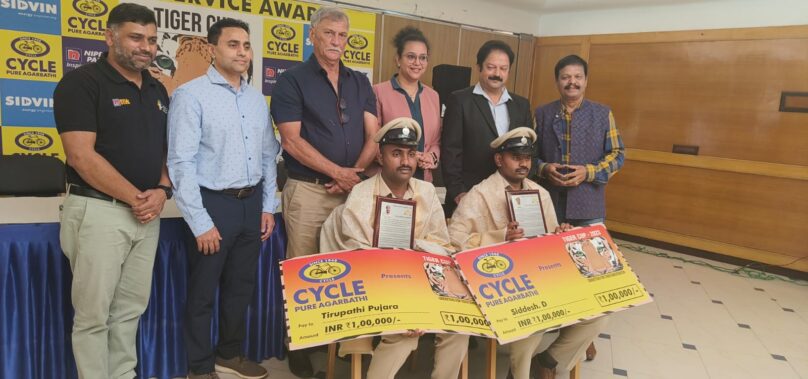 Cycle Pure Agarbathi Honours Unsung Heroes: Forest Guards Shine Bright in Tiger Cup Award Ceremony