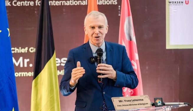 EU-India Collaboration Can Elevate Indian Unicorns and Enhance Digital Competition: Yves Leterme, Former PM of Belgium at Woxsen University, Hyderabad