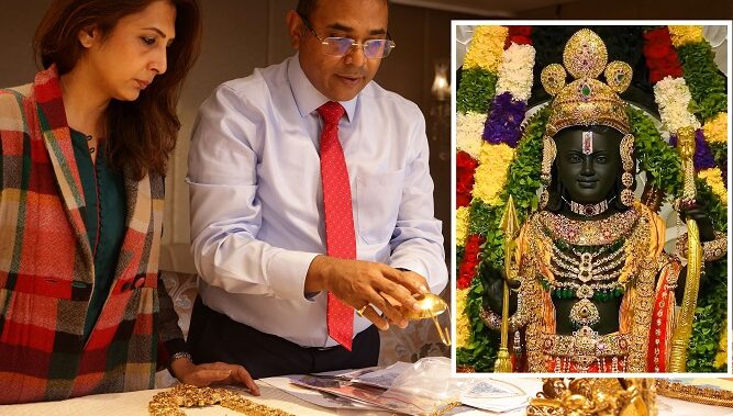 Harsahaimal Shiamlal Jewellers Designs & Curates the Jewellery for Shri Ram Lalla Idol at Ram Mandir, Ayodhya