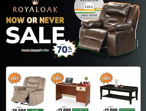 Royaloak Furniture’s Republic Day Now or Never Sale – Unveiling a Spectacular 70% Off