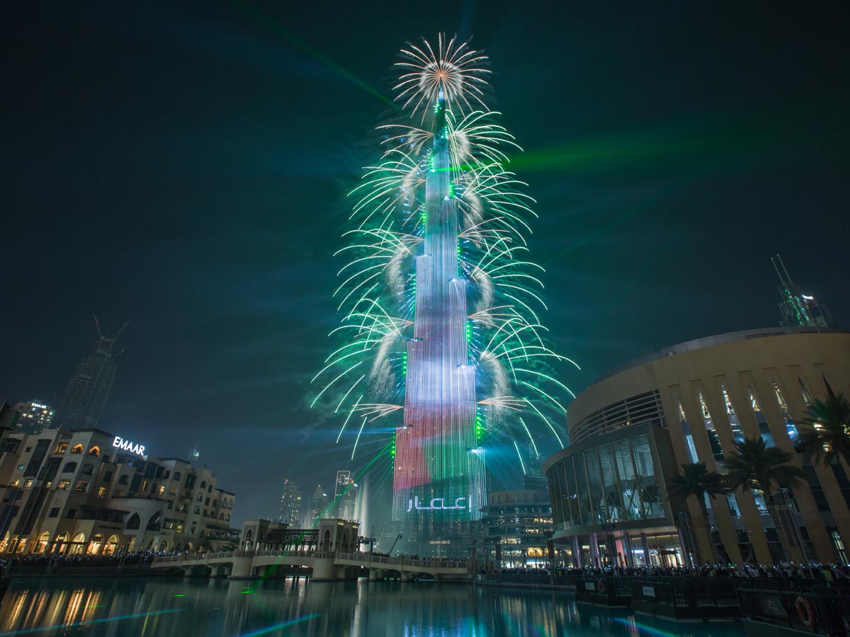 Burj Khalifa fireworks