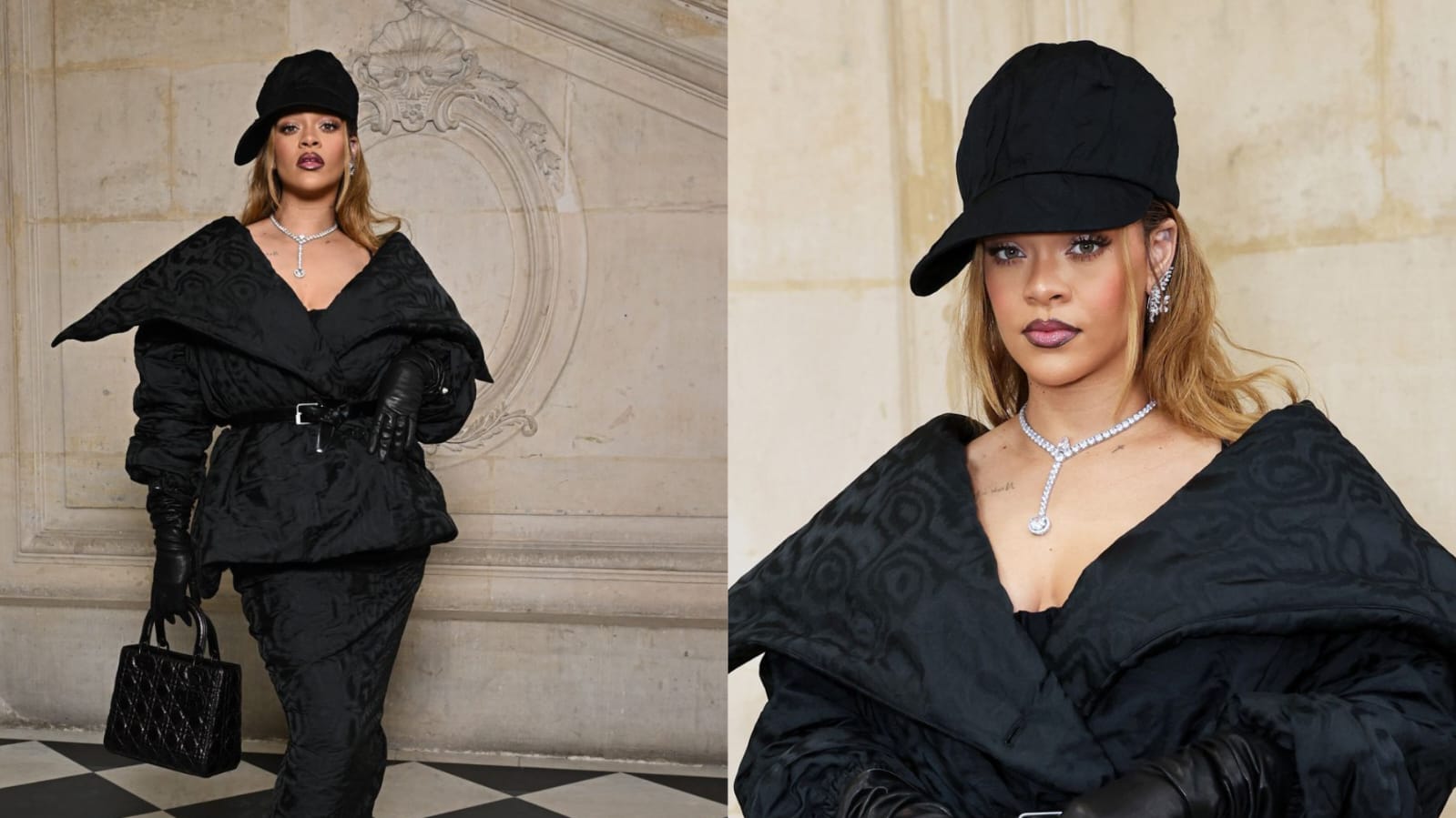 Rihanna at Christian Dior : Paris Fashion Week - Haute Couture Spring/Summer 2024