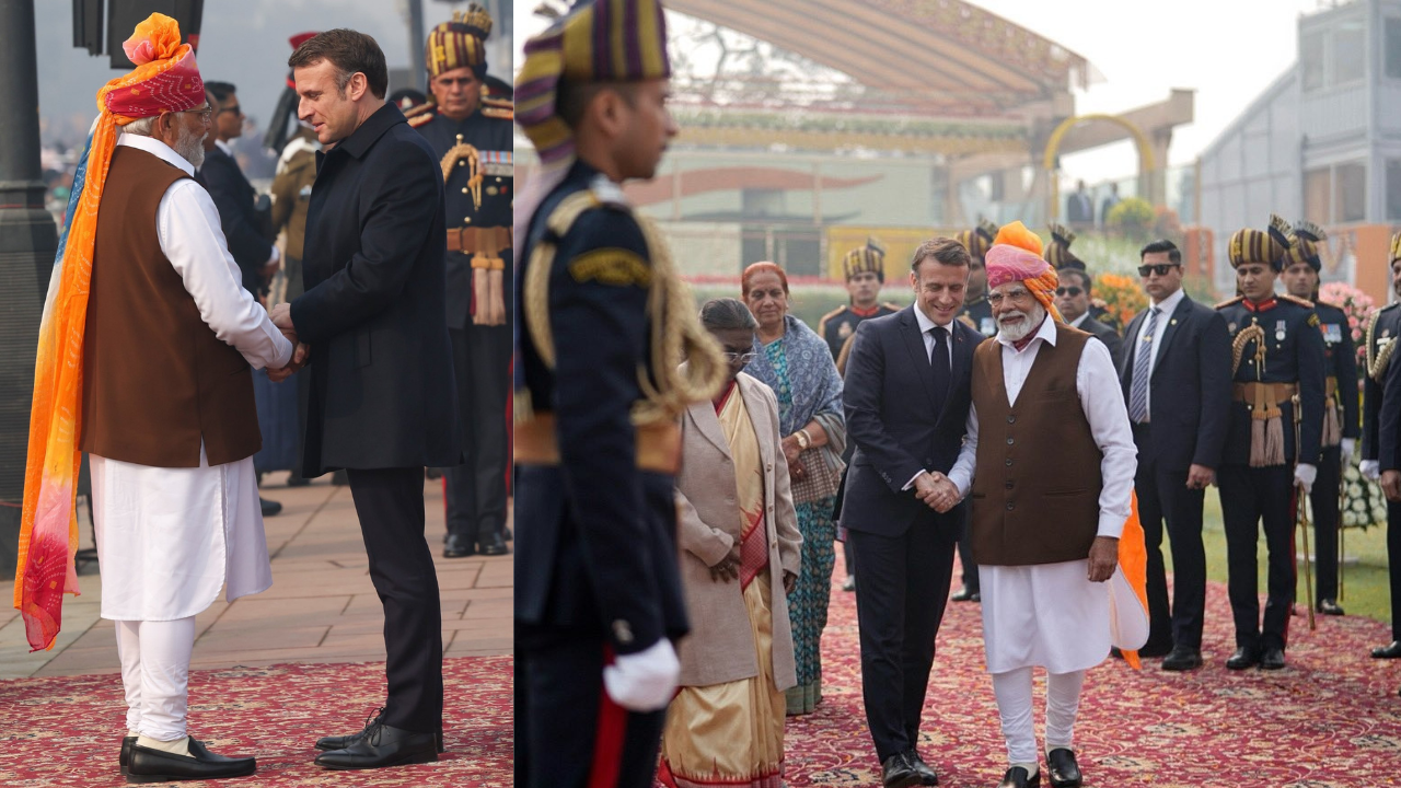 modi and Macron Republic day 2024