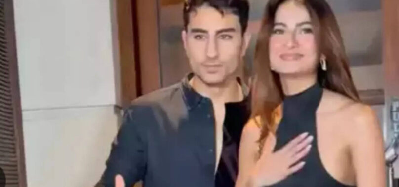 Ibrahim and Palak spotted on New Year’s Eve