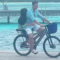 Akshay cycles with daughter Nitara in Maldives