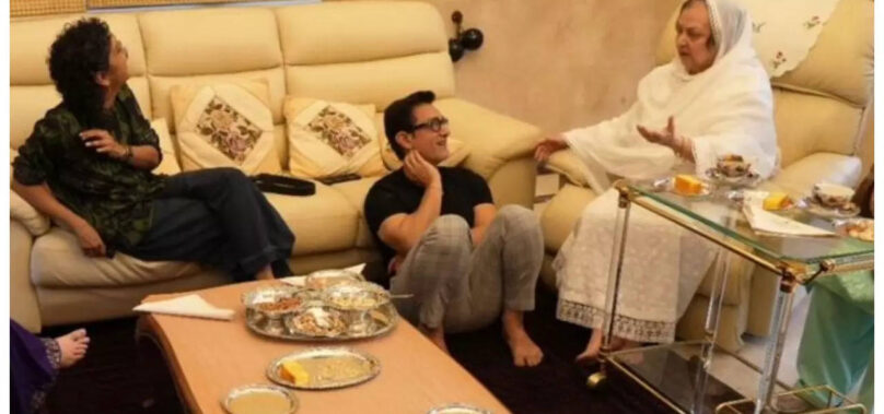 Aamir-Kiran spent New Year with Saira Banu: PICS