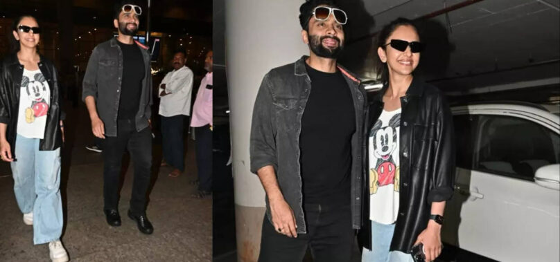 Jackky-Rakul return to Mumbai from NY vacay