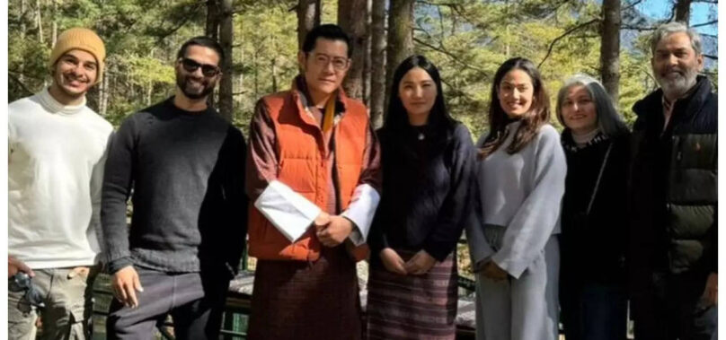 Pic: Shahid-Mira with King-Queen of Bhutan