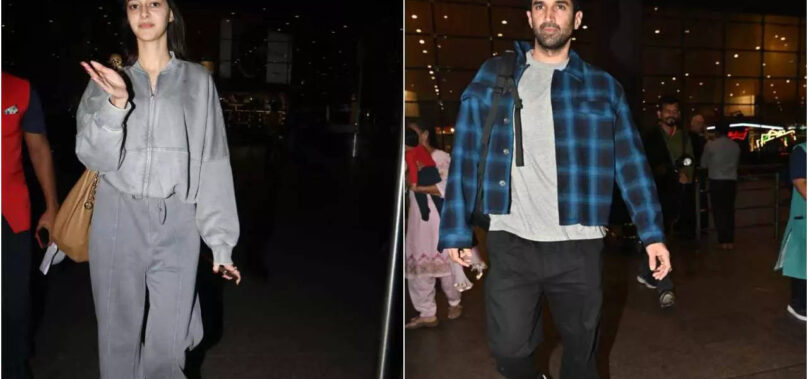 Ananya and Aditya return to Mumbai after NYE