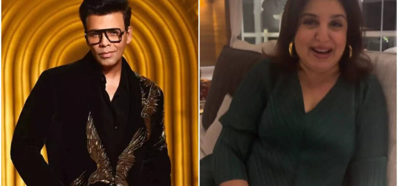 Karan playfully teases Farah’s fashion upgrade