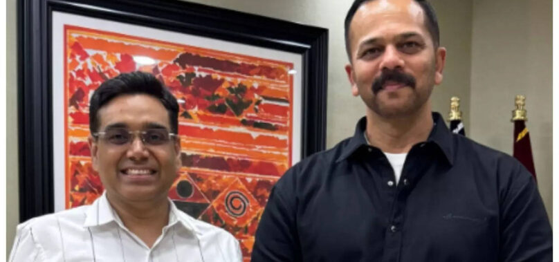 Rohit Shetty meets IPS Manoj Kumar Sharma