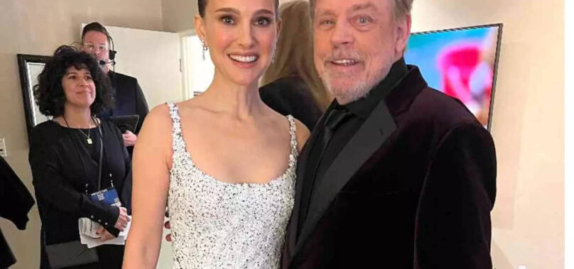 Mark and Natalie’s reunion at Golden Globes