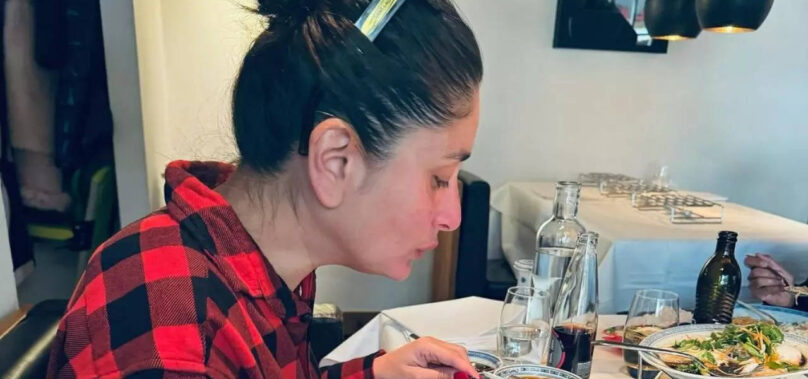 Kareena issues a cute WARNING during lunch time