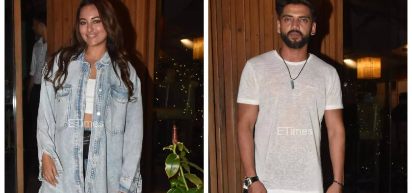 Sonakshi and Zaheer step out for a dinner date