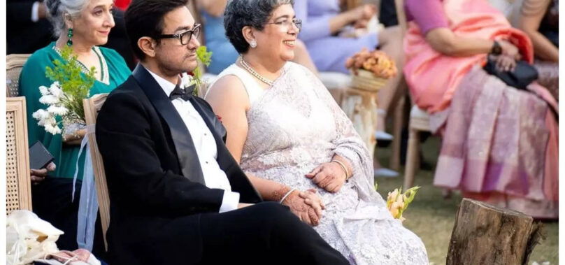 Aamir- Reena held hands at Ira-Nupur wedding