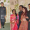 Ira, Nupur pose with family at their reception