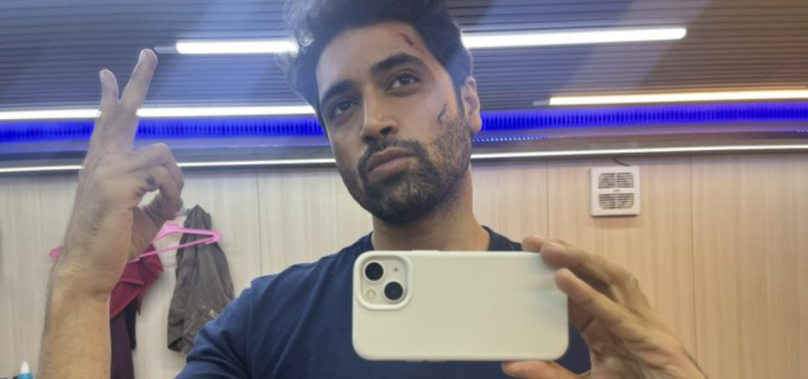 Adivi shares BTS pic from Goodachari 2 sets