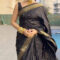 Bhumi Pednekar stuns in black and gold saree