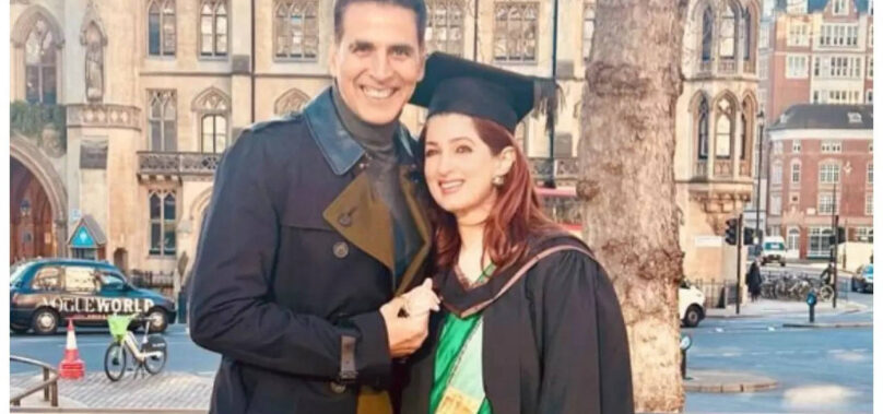 Akshay celebrates Twinkle’s graduation