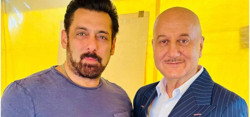 Anupam Kher shares delightful moment with Salman