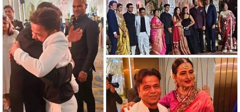 Rajpal Yadav shares pics from Ira’s wedding reception