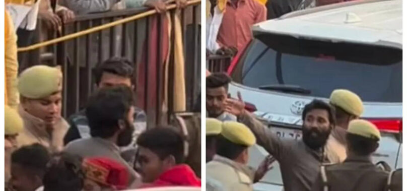 Dhanush gets mobbed by fans in Ayodhya