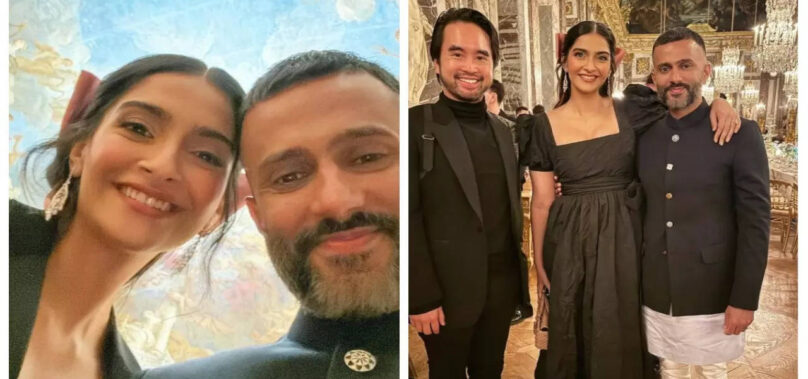 Anand shares happy pics of Sonam from Paris