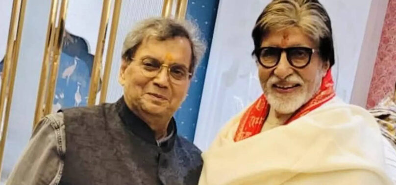 Big B, Subhash Ghai pose together in Ayodhya