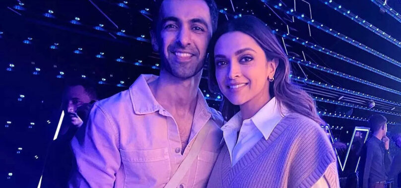 Deepika poses with Rohan Gurbaxani