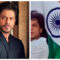 SRK shares pic of himself with tricolour flag