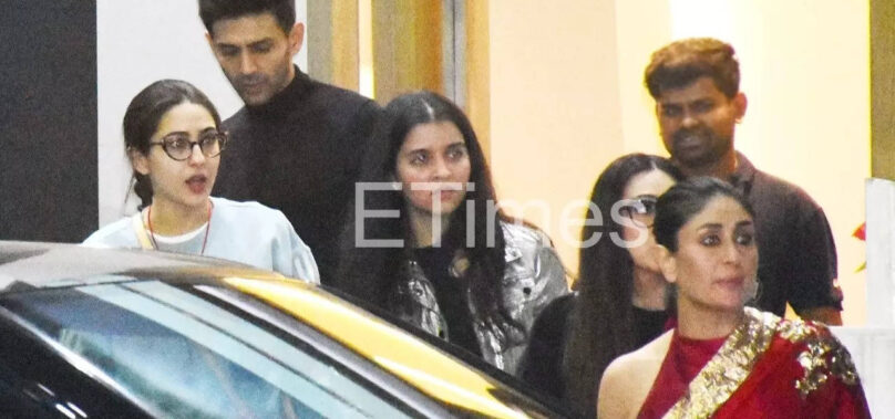 Pics: Sara, Kareena, Kartik spotted at airport