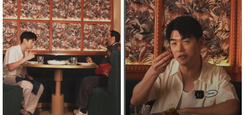 Ayushmann treats Eric Nam to Indian delicacies