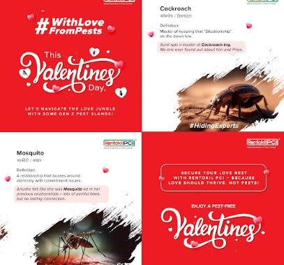 Rentokil PCI Celebrates Valentine’s Day with a Quirky Campaign: #WithLoveFromPests, Infusing Gen Z Humor into Pest Control Awareness