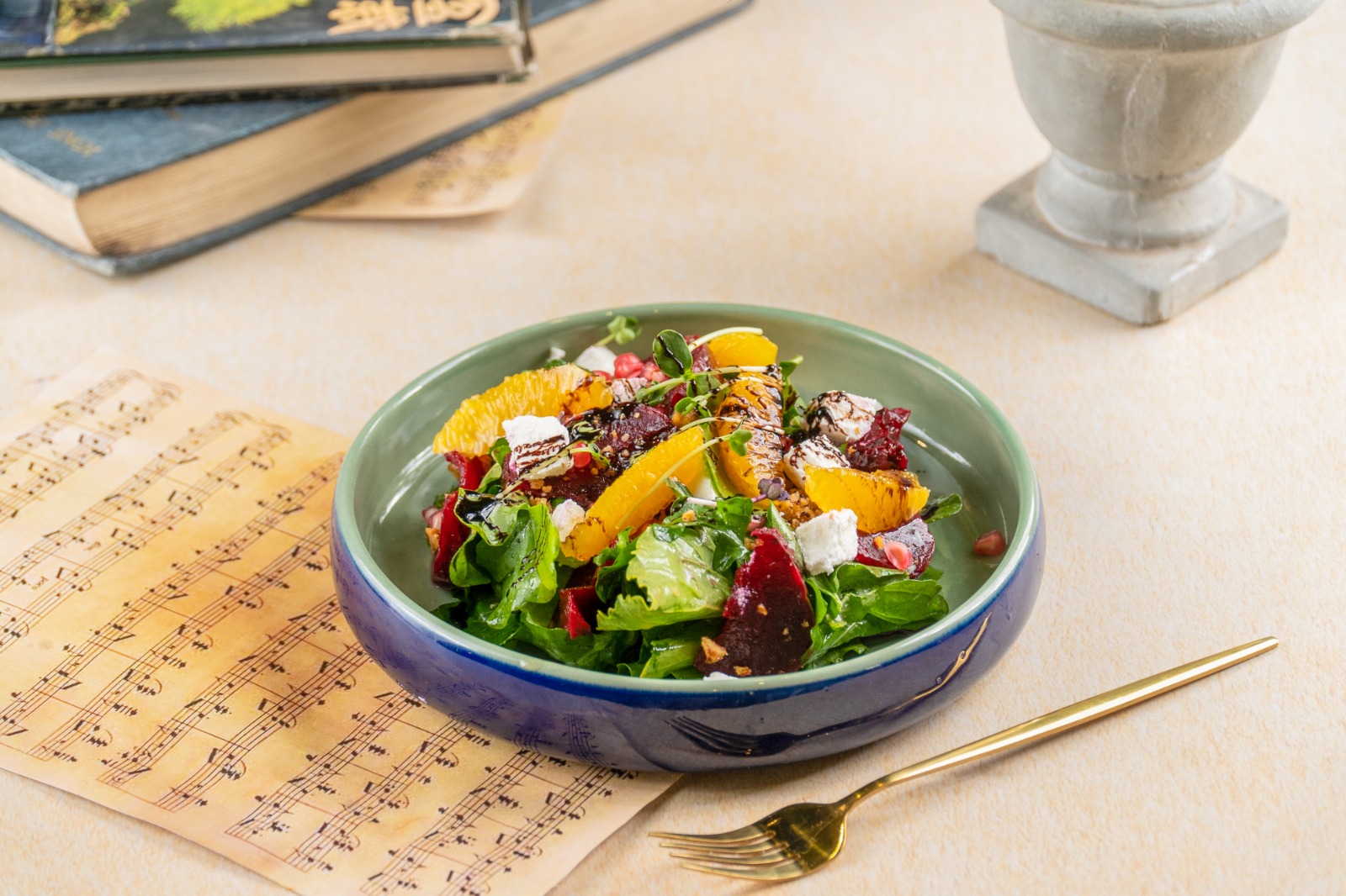 Roasted beetroot and malta orange salad GMC