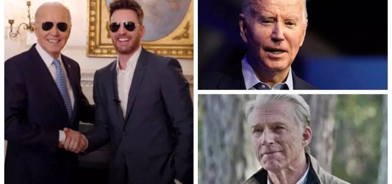 Chris Evans meets Joe Biden at White House