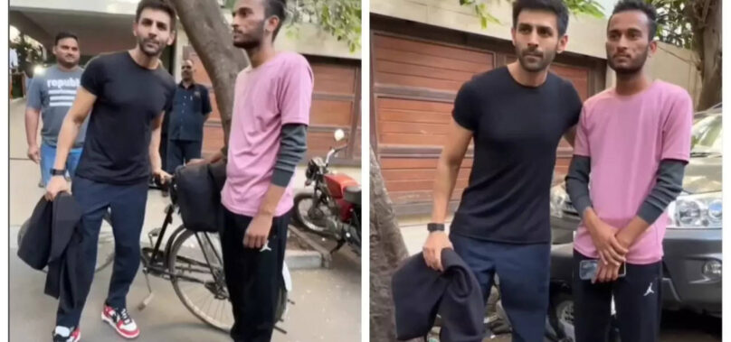 Fan travels 1100 km on cycle to meet Kartik Aaryan