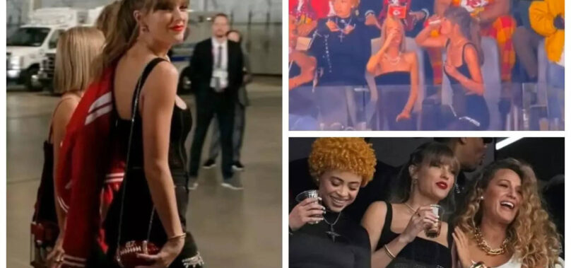 Taylor steals all the attention at Super Bowl