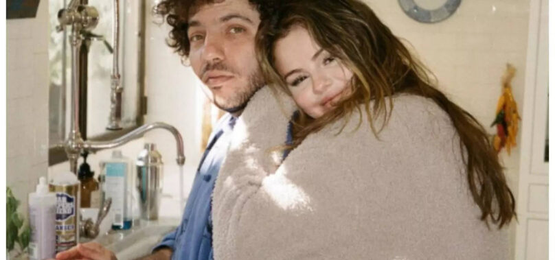 Selena Gomez and Benny Blanco cuddle up